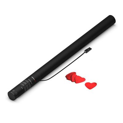 MAGIC FX Electric Confetti Shot 80 cm rode of witte hartjes