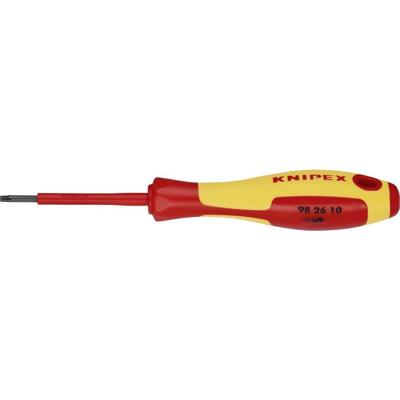 Knipex TX-schroevendraaier VDE Grootte T 10 Koplengte: 60 mm DIN EN 60900 1 stuk(s) Knipex TX-schroevendraaier VDE Grootte T 10 Koplengte: 60 mm DIN EN 60900 1 stuk(s)