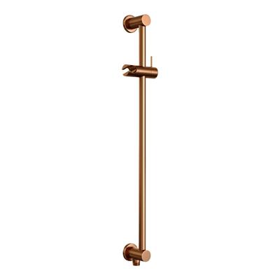 Inbouw Regendouche Set Brauer Copper Edition Gebogen Wanduitloop Ronde Hoofddouche 30 cm Met Glijstang Koper Brauer