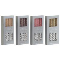 Kaarsenset DKD Home Decor Tweekleurig 2 x 2 x 18,5 cm 4 Onderdelen (4 Stuks) - thumbnail