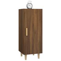 Dressoir 34,5x34x90 cm bewerkt hout bruineikenkleurig - thumbnail