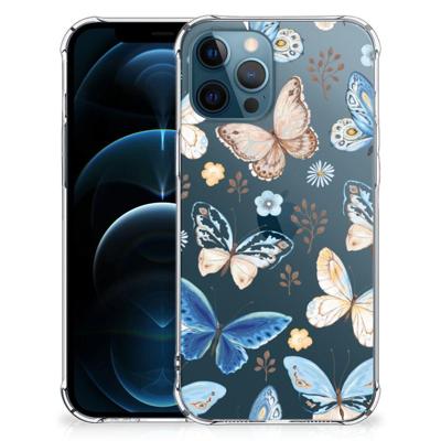 Case Anti-shock voor iPhone 12 | 12 Pro Vlinder Case Anti-shock voor iPhone 12 | 12 Pro Vlinder