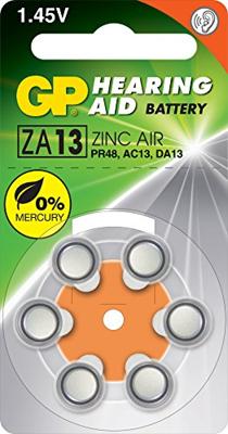 GP gehoor batterij ZA13 blister(6) - 3221912 - thumbnail