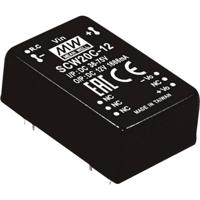MEAN WELL SCW20A-12 DC/DC-convertermodule 1.666 A 20 W Aantal uitgangen: 1 x Inhoud 1 stuk(s) - thumbnail