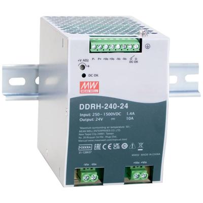 DC/DC CONV 240 W DIN-RAIL 250-1500 V 48 V. MEAN WELL DDRH-240-48 1 stuk(s)