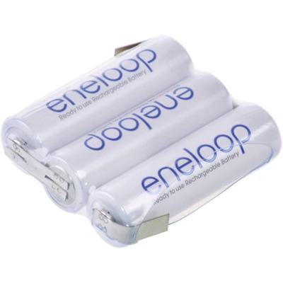 Panasonic eneloop Reihe F1x3 Accupack Aantal cellen: 3 Batterijgrootte: AA (penlite) Z-soldeerlip NiMH 3.6 V 1900 mAh Panasonic eneloop Reihe F1x3 Accupack Aantal cellen: 3 Batterijgrootte: AA (penlite) Z-soldeerlip NiMH 3.6 V 1900 mAh