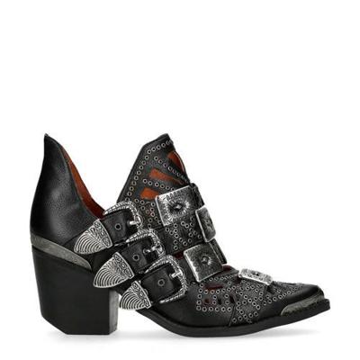 Jeffrey Campbell leren cowboylaarzen zwart Jeffrey Campbell leren cowboylaarzen zwart