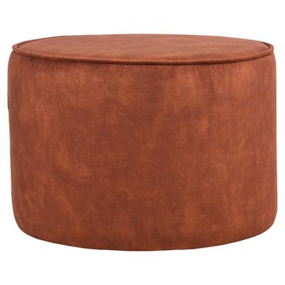 LABEL51 Poef 'Tibo' Rib, kleur Grijs