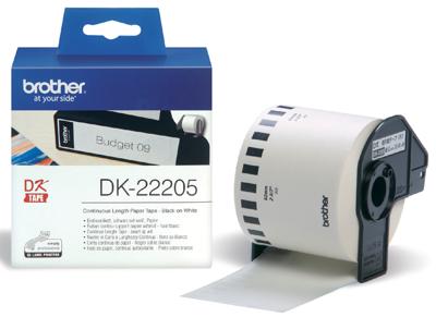 Brother Thermal Tape doorlopend 62mm wit - thumbnail