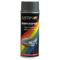 Motip Spuitbus 400ml bumperspray zwart - thumbnail