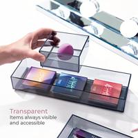 iDesign - Make-Up Organizer, 10.2 x 10.2 x 5.1 cm, Smoke - iDesign | S - thumbnail