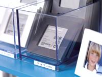 Labeltape dymo labelmanager d1 polyester 12mm wit | 5 stuks - thumbnail