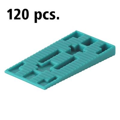 Wolfcraft Afstandswiggen | Van kunststof | 58 x 30mm | 120 stuks - 8648000 Wolfcraft Afstandswiggen | Van kunststof | 58 x 30mm | 120 stuks - 8648000