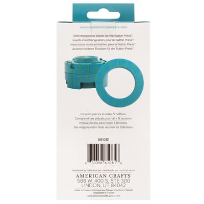 We R Makers • button press inzetstuk groot ø58mm