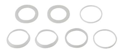 Kirchhoff Assortiment sifonafdichtingen, siliconen, 1 1/2" x 40 mm, voor spoelbak (7x) - 98696910