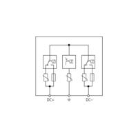 DEHN 900921 DCU 2 YPV 1100 2M 1S Stringbox - thumbnail