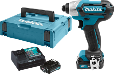 Makita td110dsaj 12 v max slagschroevendraaier 2,0 ah accu (2 st), lader, koffer - td110dsaj Makita td110dsaj 12 v max slagschroevendraaier 2,0 ah accu (2 st), lader, koffer - td110dsaj