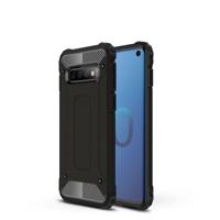 Magic Armor TPU + PC combinatie Case voor Galaxy S10 (zwart) - thumbnail