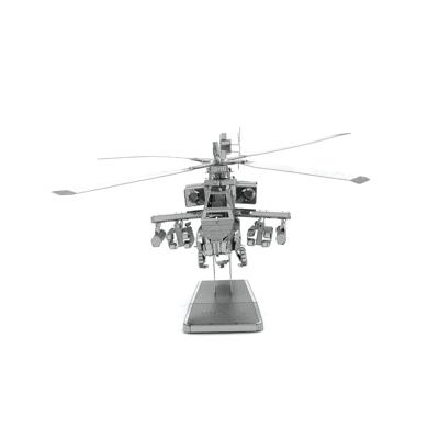 Eureka metal earth ah-64 apache zilver editie Eureka metal earth ah-64 apache zilver editie
