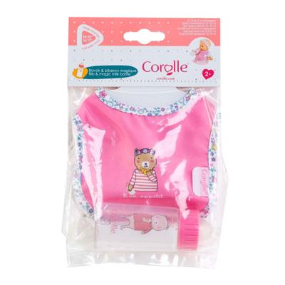 Corolle slabbetje en magische melkfles voor babypop