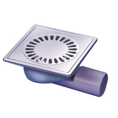 Doucheput Aquaberg Blücher Compact RVS Vloerput ABS Zij en Onderuitlaat 50mm 147x147mm met Waterslot 30mm