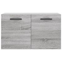 Wandkast 60x36,5x35 cm bewerkt hout grijs sonoma eikenkleurig - thumbnail