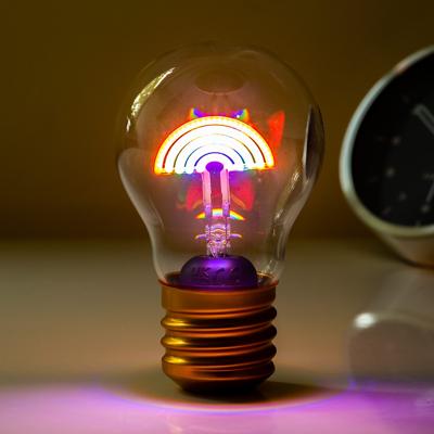 Oplaadbare LED filament lamp - Regenboog