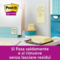 Post-it Super Sticky notes Canary Yellow, 90 vel, ft 76 x 76 mm, 4 + 2 GRATIS - thumbnail