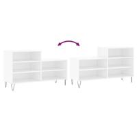 VidaXL Schoenenkast 102x36x60 cm bewerkt hout wit - thumbnail