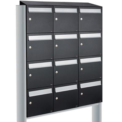 Allux Flow Set 3-Breed, 4-Hoog Met Dak Op Statief Zwart - 40040070_3x4ds Allux Flow Set 3-Breed, 4-Hoog Met Dak Op Statief Zwart - 40040070_3x4ds