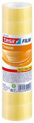 Plakband tesafilm standaard 10mx19mm tr 8 rol Plakband tesafilm standaard 10mx19mm tr 8 rol