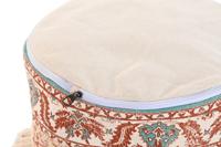 Kussen DKD Home Decor Voor op de grond 46 x 46 x 37 cm Bruin Groen Geel Arabisch 45 x 45 x 35 cm Franjes - thumbnail