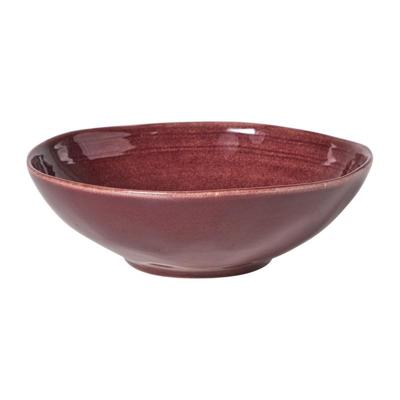 Schaal Toscane - bordeauxrood - ø24x7.5 cm
