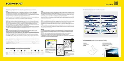 Heller 80452 B-707 AF Bouwpakket Schaal 1:72