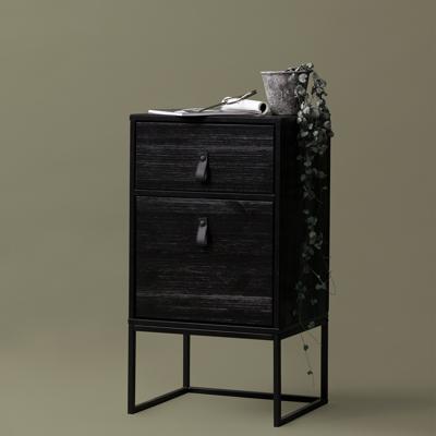 WOOOD Nachtkastje 'Zola' kleur Zwart WOOOD Nachtkastje 'Zola' kleur Zwart