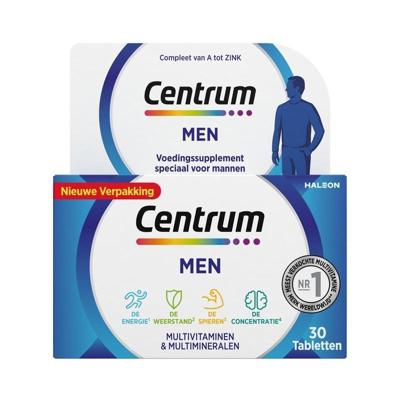 Centrum Men Multivitaminen Tabletten 30st Centrum Men Multivitaminen Tabletten 30st