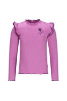 B.Nosy winter top meisjes - paars - Tonya - ruffles - thumbnail
