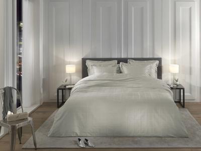 Heckett & Lane Heckett & Lane Diamante Dekbedovertrek 140x200x220 Cloud Grey