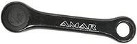 Pieper Mp crankstel left crank piper 4-edge 100mm steel b - thumbnail