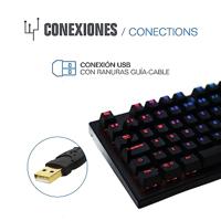 Toetsenbord iggual OBSIDIAN RGB - thumbnail
