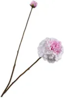 Silk-ka kunsttak dahlia 86cm crème - thumbnail