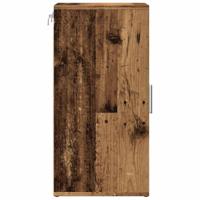 VidaXL Schoenenkasten 2 st 32x35x70 cm bewerkt hout oud houtkleurig - thumbnail