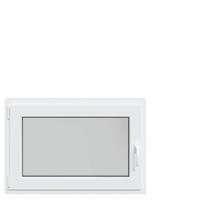 Kelderraam "RISOR" 90x50 cm draai-kiep DIN links antraciet - thumbnail