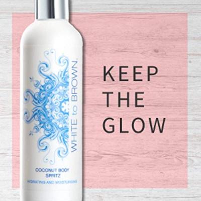 White to Brown Verzorging Coconut Body Spritz Spray 250ml White to Brown Verzorging Coconut Body Spritz Spray 250ml