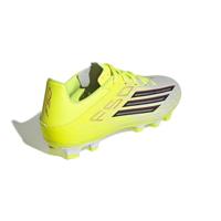 adidas F50 Club Gras / Kunstgras Voetbalschoenen (MG) Neongeel Zwart Rood - thumbnail
