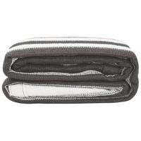 VidaXL Tenttapijt 400x700 cm hdpe antracietkleurig en wit - thumbnail