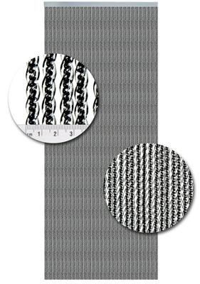 Vliegengordijn Kunststof Venetie Zwart - 92cm x 210cm Vliegengordijn Kunststof Venetie Zwart - 92cm x 210cm