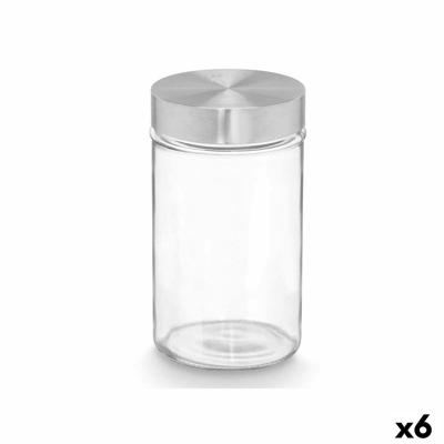 Tin Vivalto Transparant Zilverkleurig 1 L (6 Stuks)