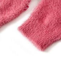 Kindertrui gebreid 128 oudroze - thumbnail