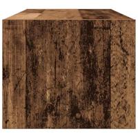 TV-meubel 80x31x25,5 cm bewerkt hout oud houtkleurig - thumbnail